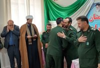 مراسم تودیع و معارفه فرماندهان حوزه مقاومت بسیج شهر فرسفج با حضور مسئولان محلی و سپاهی برگزار شد