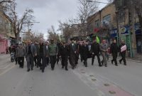 راهپیمایی انزجاری مردم تویسرکان در محکومیت هتک حرمت به قرآن