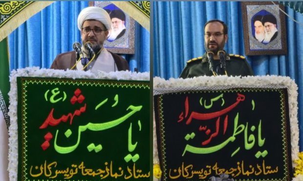 فرمانده سپاه و مسئول دفتر نمایندگی ولی‌فقیه در سپاه ناحیه تویسرکان، روز جانباز را تبریک گفتند