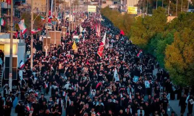 اشک و صلوات در نجف و کربلا؛ وداع میلیونی با پیکر شهید امت در جوار حرمین شریفین