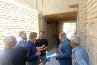 بازدید میدانی بخشدار قلقلرود و مدیر بنیاد مسکن تویسرکان از روستای ولاشجرد برای رفع تداخلات ملکی و تسریع در اجرای طرح هادی