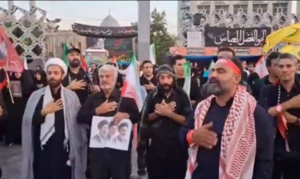 حضور پرشور مردم روستای لامیان در آیین تشییع رهبر شهید؛ جلوه‌ای از وفاداری در میدان امام حسین(ع) تهران